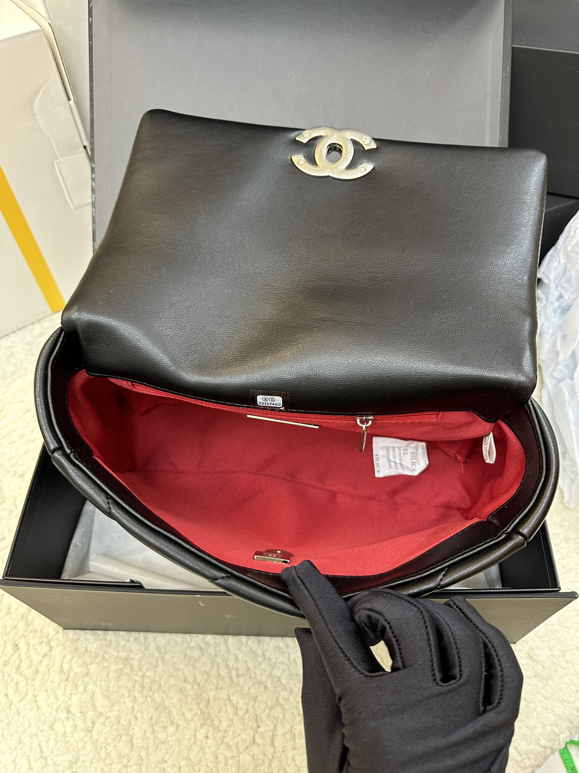 Túi Chanel 19 Màu Đen Size 26cm AS1160