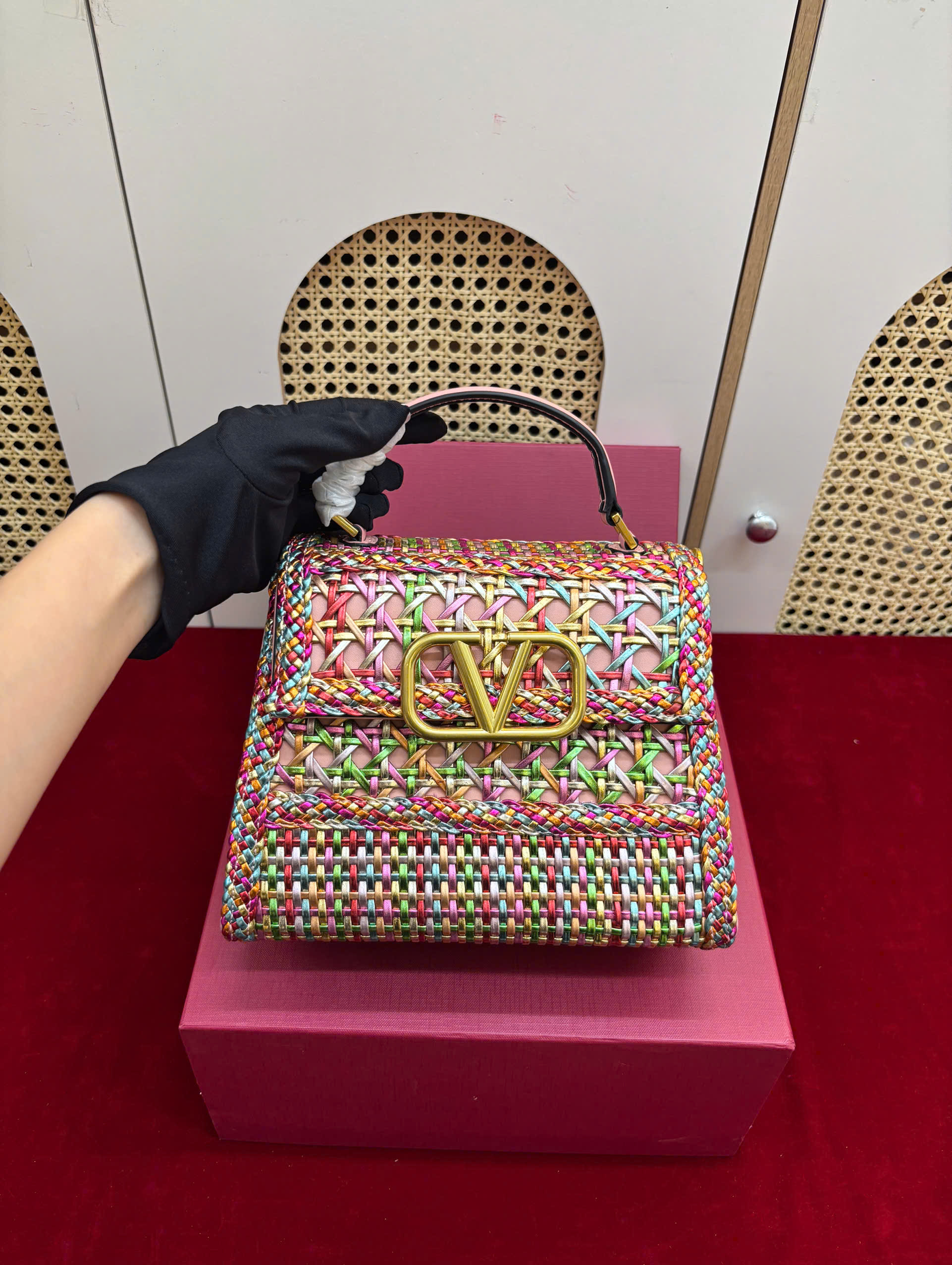 Túi Valentino Garavani Màu Phối Size 22cm