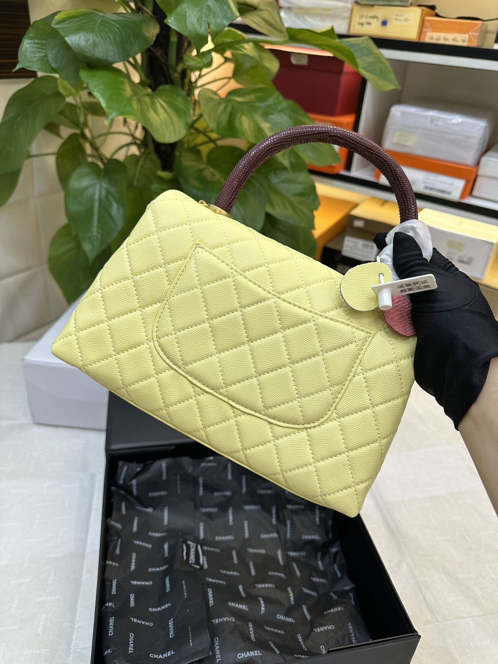 Túi Chanel CoCo Super Màu Xanh Size 23cm