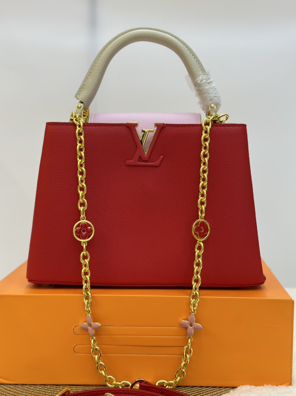 Túi Xách LV Capucines Super Đỏ Size 27cm Full Box