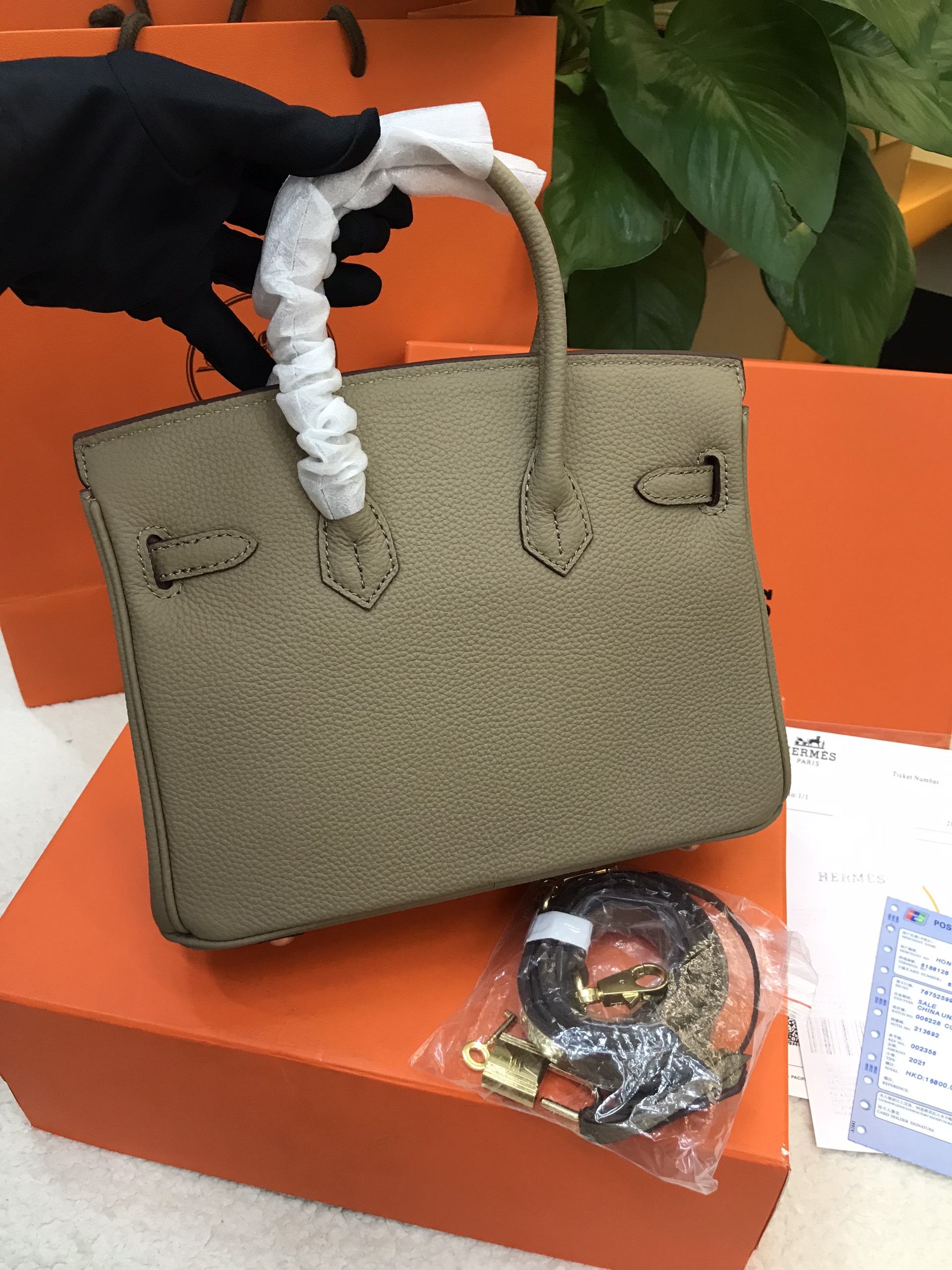 Túi Hermes Birkin 25 Super Màu Xám Khóa Vàng Size 25cm