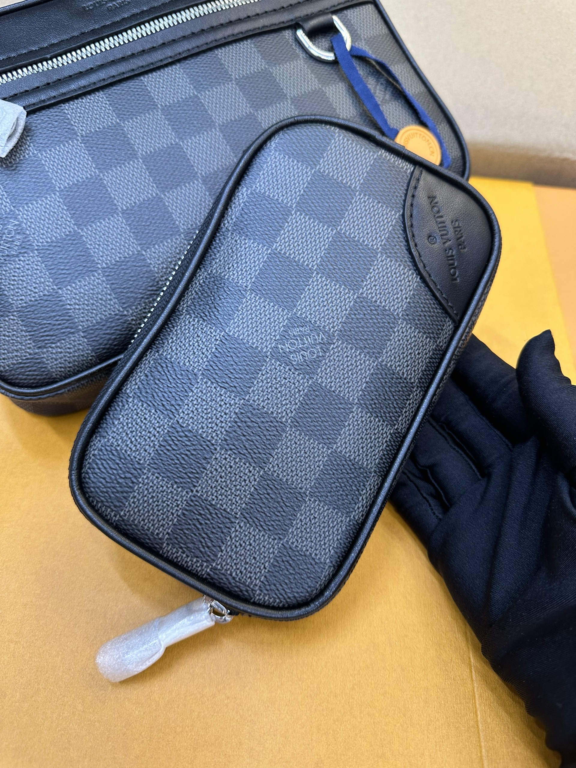 Túi LV Scott Messenger Damier Black Siêu Cấp N50018