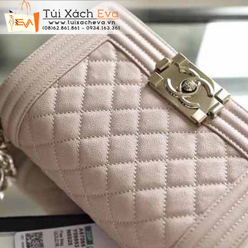 Túi Xách Chanel Boy Bag Siêu Cấp Màu Kem Đẹp.