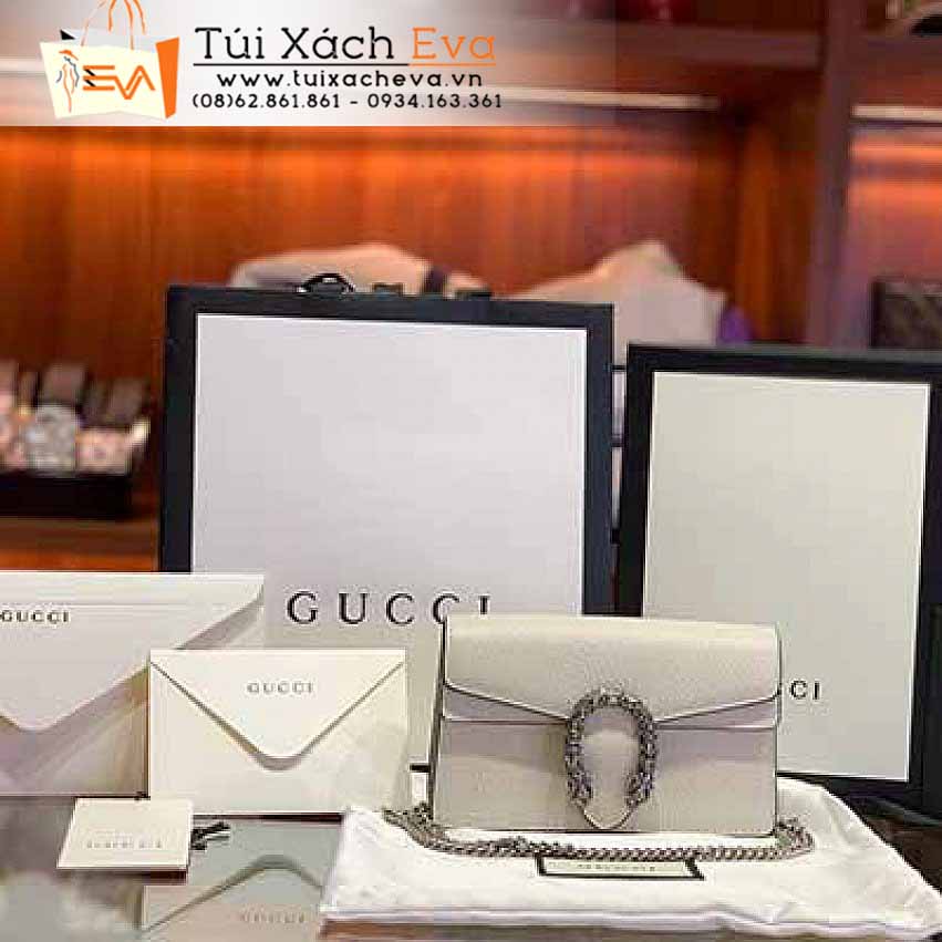 Túi Xách Gucci Dionysus Bag Siêu Cấp Màu Trắng Đẹp.