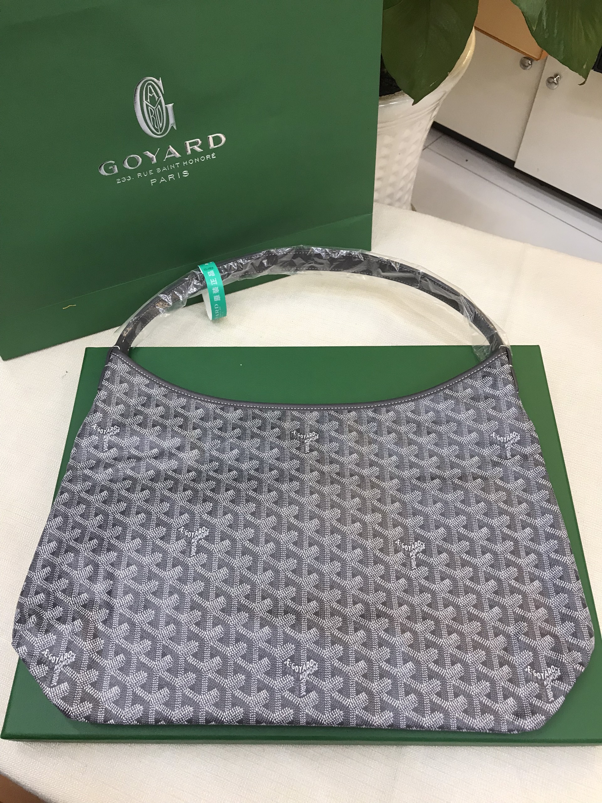 Túi Tote Goyard Bohème Hobo Bag Grey Siêu Cấp Màu Xám Size 42cm