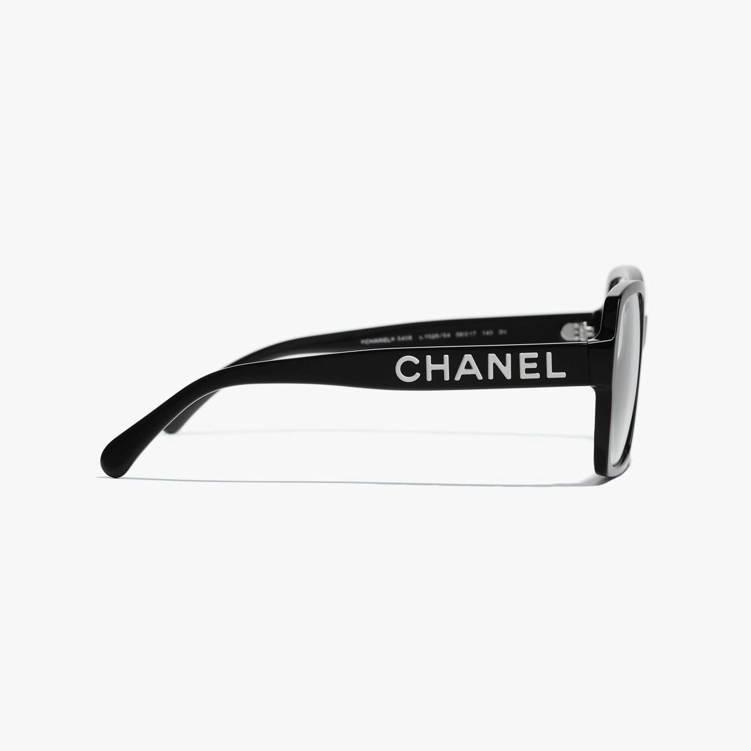 Kính Chanel Square Eyeglasses Siêu Cấp Màu Đen