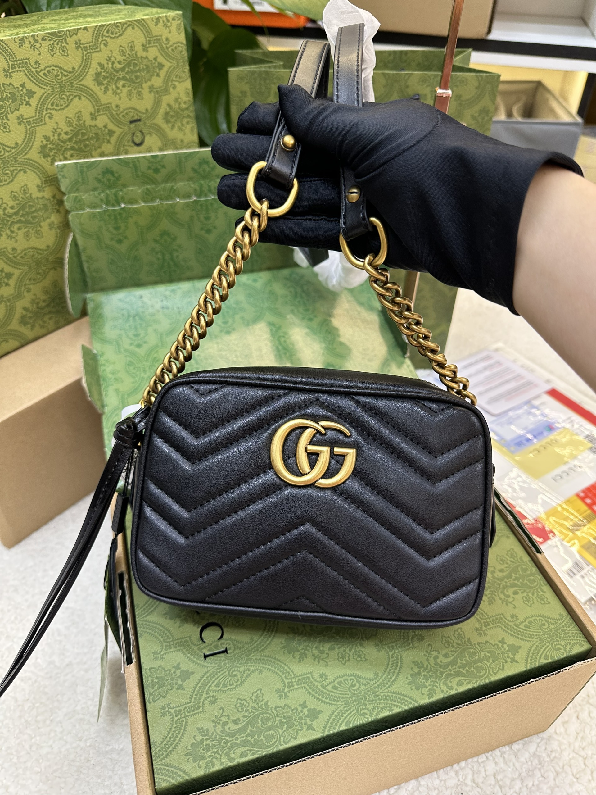 Túi Gucci GG Marmont Small Shoulder Bag Size 18cm