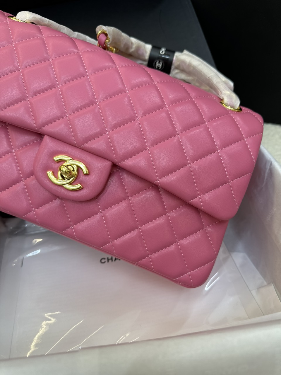 Túi Xách Chanel Classic Flap Màu Hồng Size 25cm