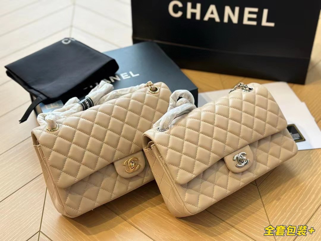 Tổng Hợp Bảng Màu Túi Chanel Classic Da Lì Super Size 25cm Fullbox