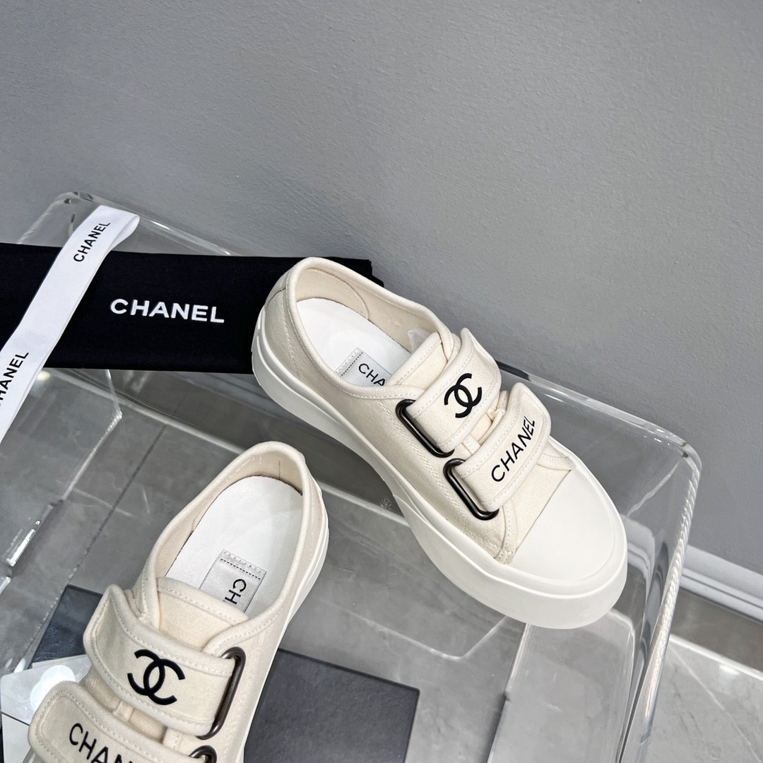 Giày Chanel Siêu Cấp Chanel Velcro Sneakers Đủ Size