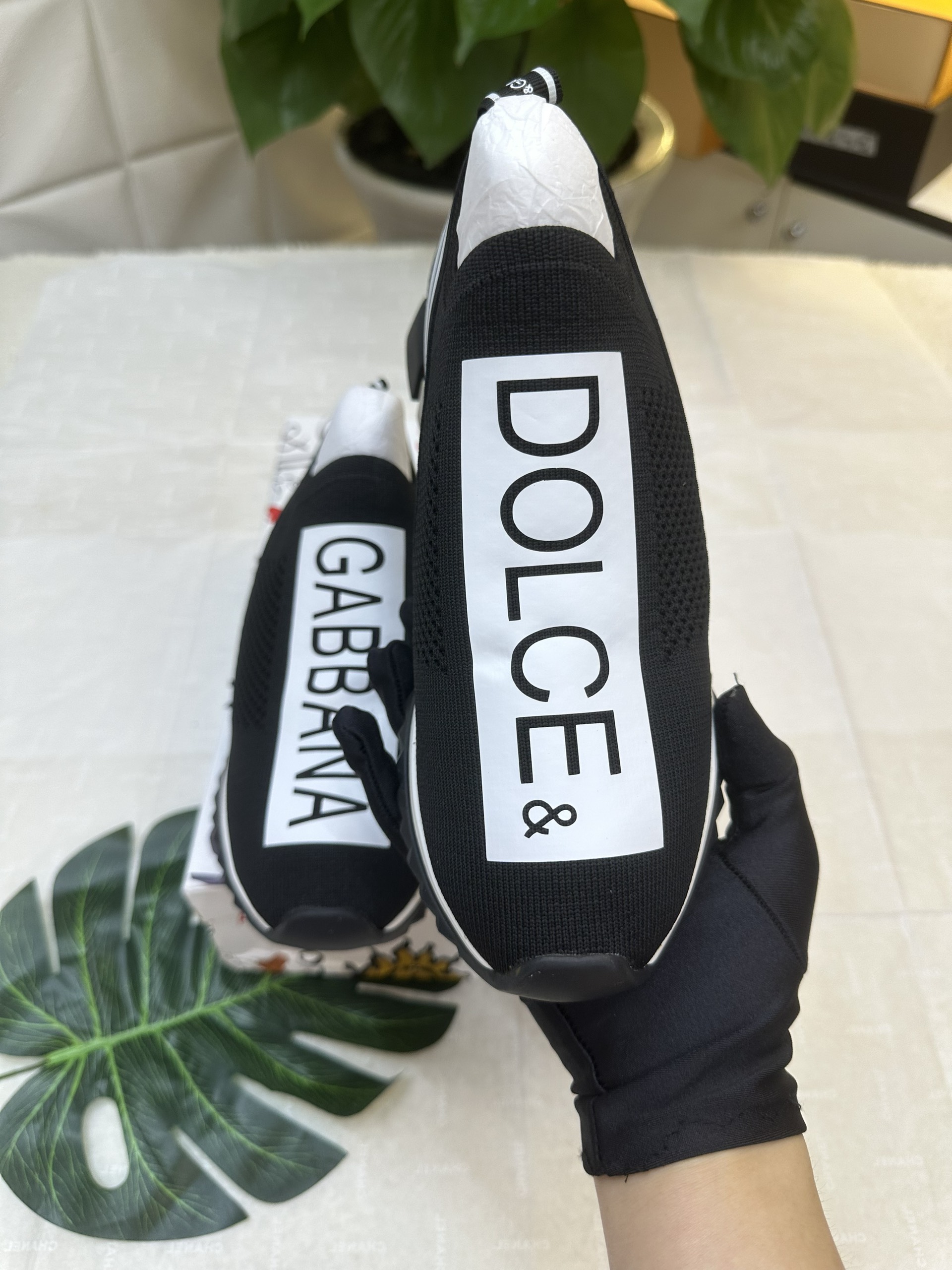 Giày Sneakers Dolce & Gabbana Siêu Cấp Màu Đen