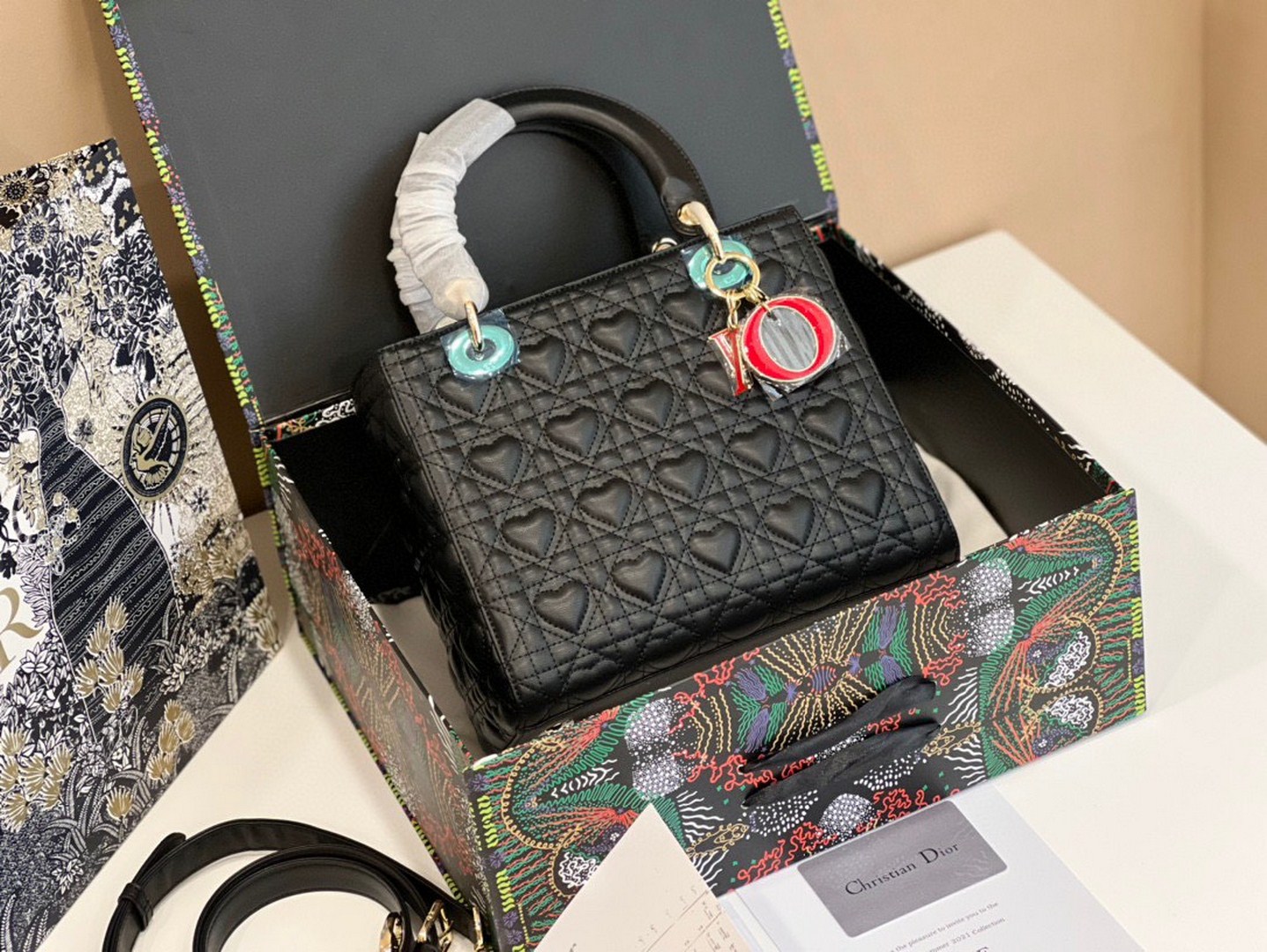 Túi Xách Dior Lady 2021 Super Size 24cm Full Box