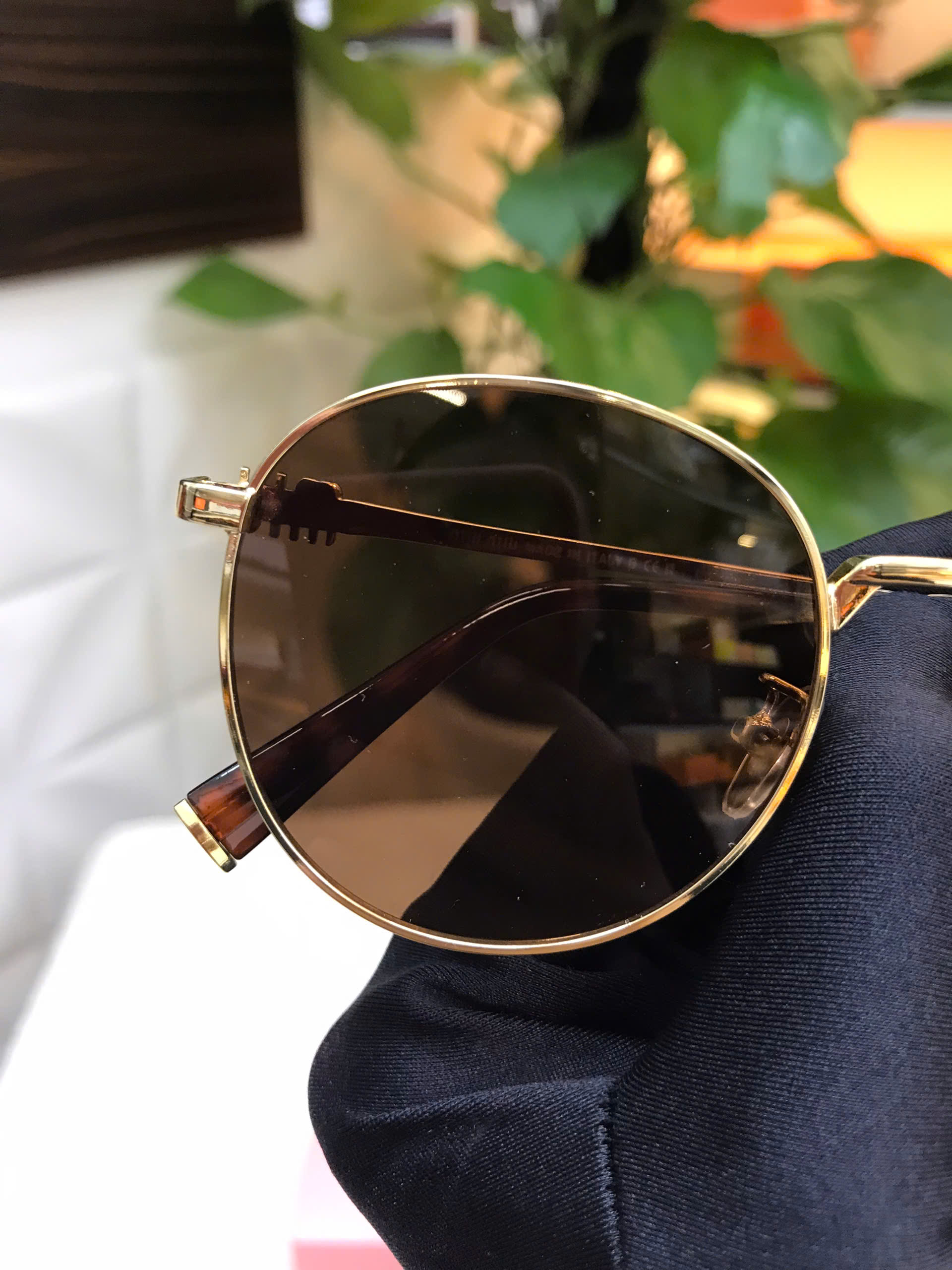 Kính MiuMiu Sunglasses Siêu Cấp Màu Vàng