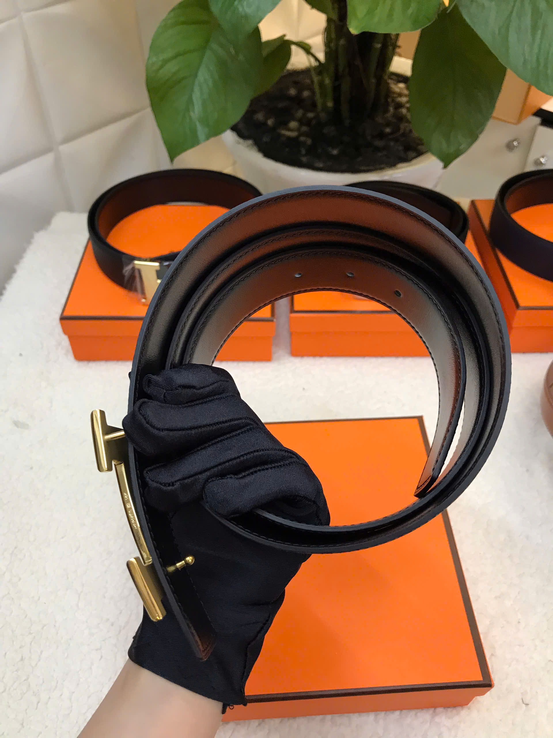 Thắt Lưng Hermes Constance Belt Buckle & Reversible leather strap 38mm Siêu Cấp