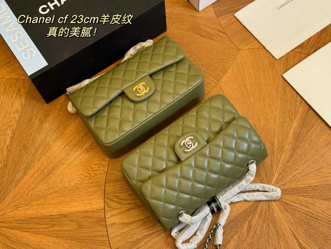 Tổng Hợp Bảng Màu Túi Chanel Classic Da Lì Super Size 23cm Fullbox