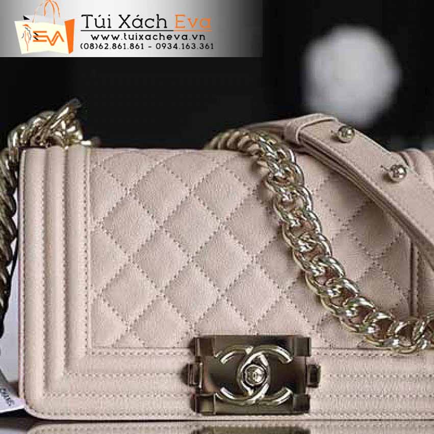 Túi Xách Chanel Boy Bag Siêu Cấp Màu Kem Đẹp.