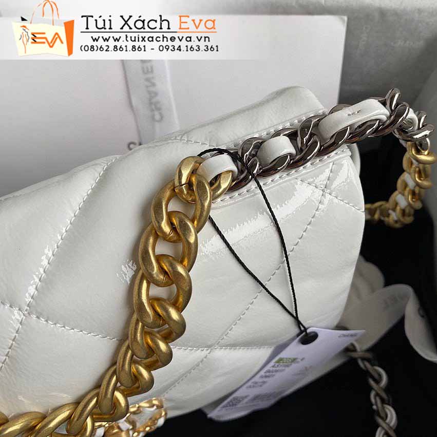 Túi Xách Chanel 19 Bag Siêu Cấp Màu Trắng Đẹp M1160.