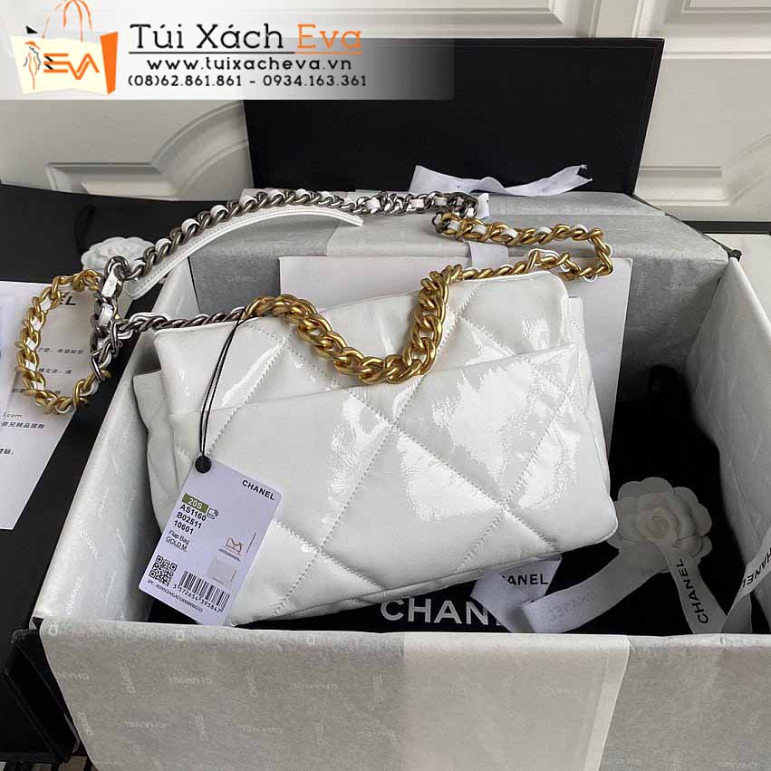 Túi Xách Chanel 19 Bag Siêu Cấp Màu Trắng Đẹp M1160.
