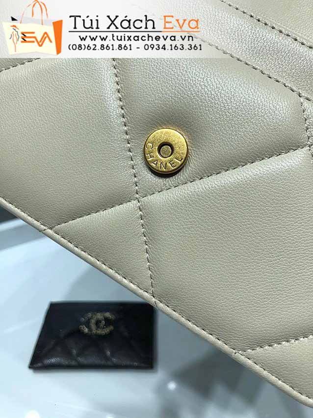 Túi Xách Chanel 19 Bag Siêu Cấp Màu Trắng Đẹp M0957.