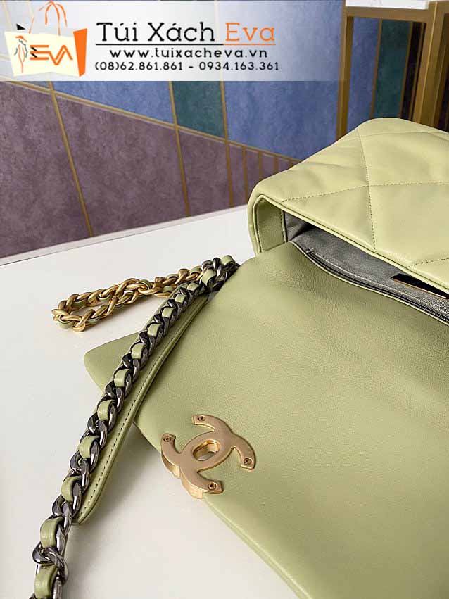 Túi Xách Chanel 19 Bag Siêu Cấp Màu Xanh Đẹp M1160.
