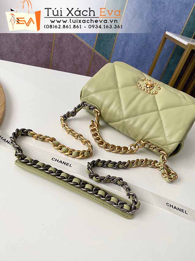 Túi Xách Chanel 19 Bag Siêu Cấp Màu Xanh Đẹp M1160.