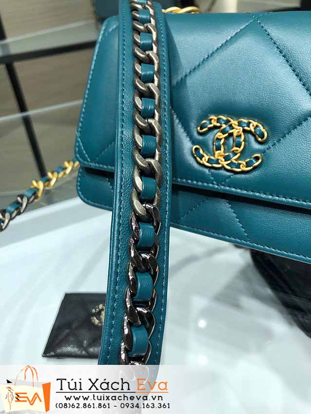 Túi Xách Chanel 19 Bag Siêu Cấp Màu Xanh Đẹp M0957.
