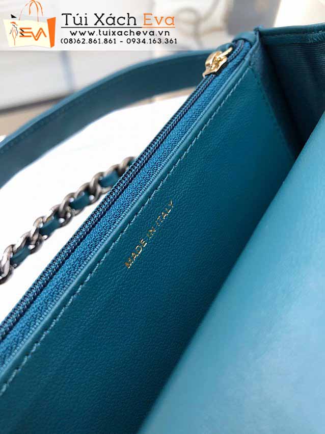 Túi Xách Chanel 19 Bag Siêu Cấp Màu Xanh Đẹp M0957.