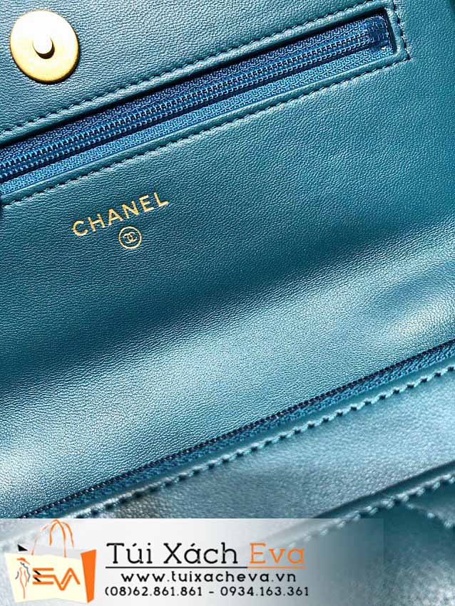 Túi Xách Chanel 19 Bag Siêu Cấp Màu Xanh Đẹp M0957.