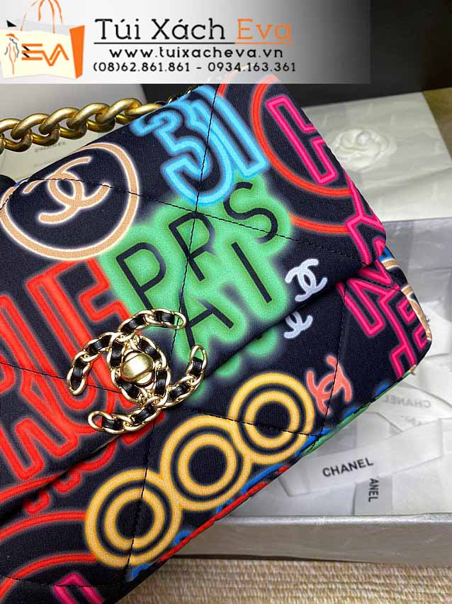 Túi Xách Chanel 19 Bag Siêu Cấp Màu Đen Đẹp M1160.