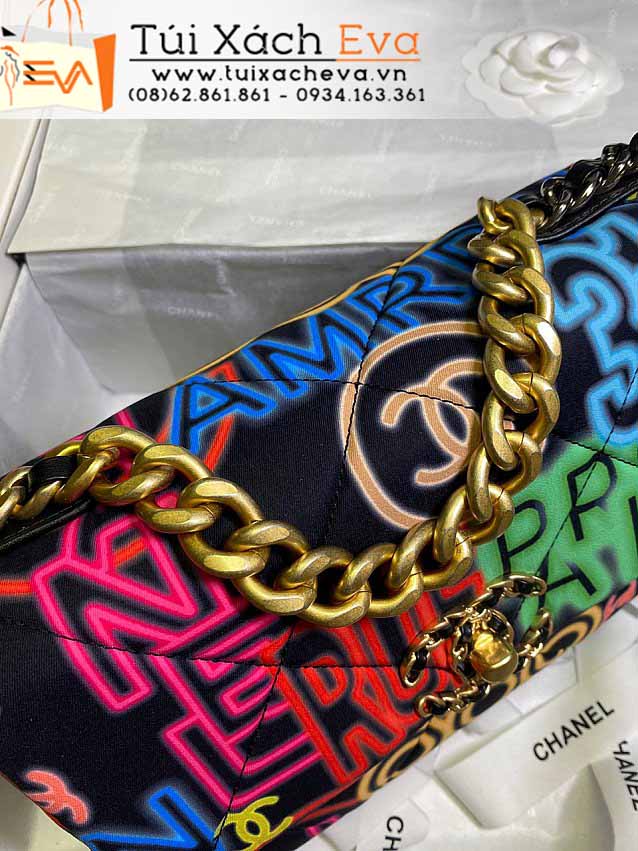 Túi Xách Chanel 19 Bag Siêu Cấp Màu Đen Đẹp M1160.