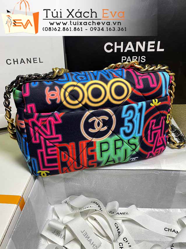 Túi Xách Chanel 19 Bag Siêu Cấp Màu Đen Đẹp M1160.
