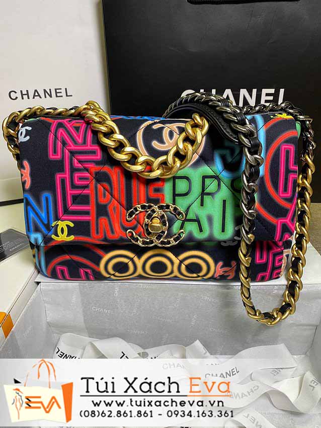 Túi Xách Chanel 19 Bag Siêu Cấp Màu Đen Đẹp M1160.
