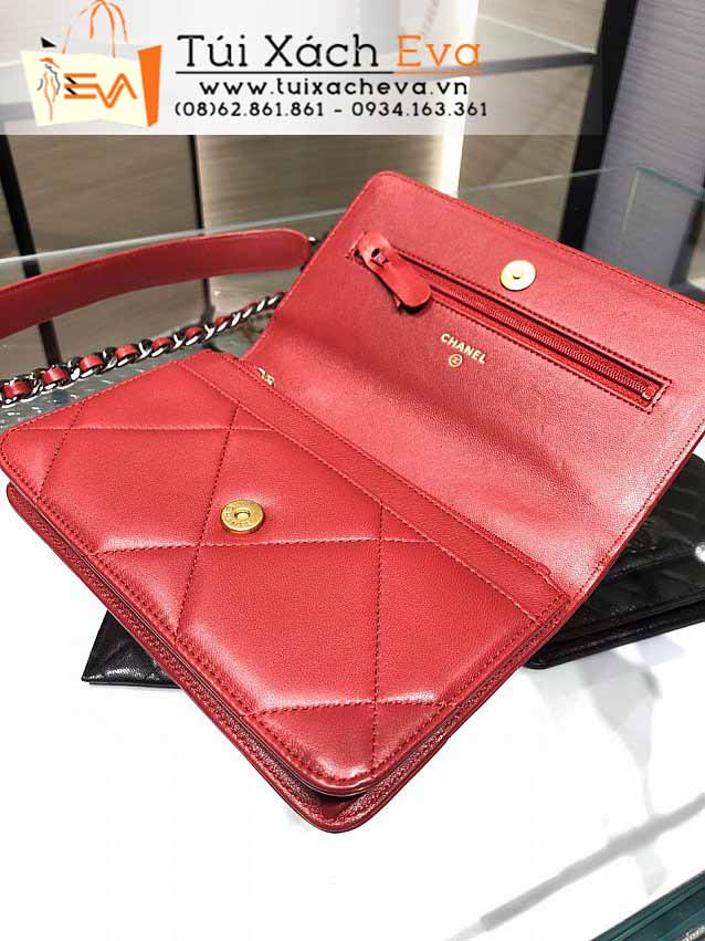 Túi Xách Chanel 19 Bag Siêu Cấp Màu Đỏ Đẹp M0957.