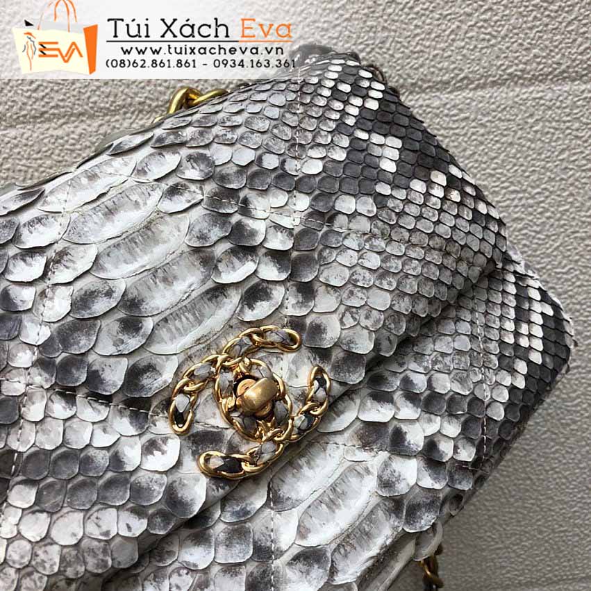 Túi Xách Chanel 19 Bag Siêu Vip Màu Xám Đẹp M1160.