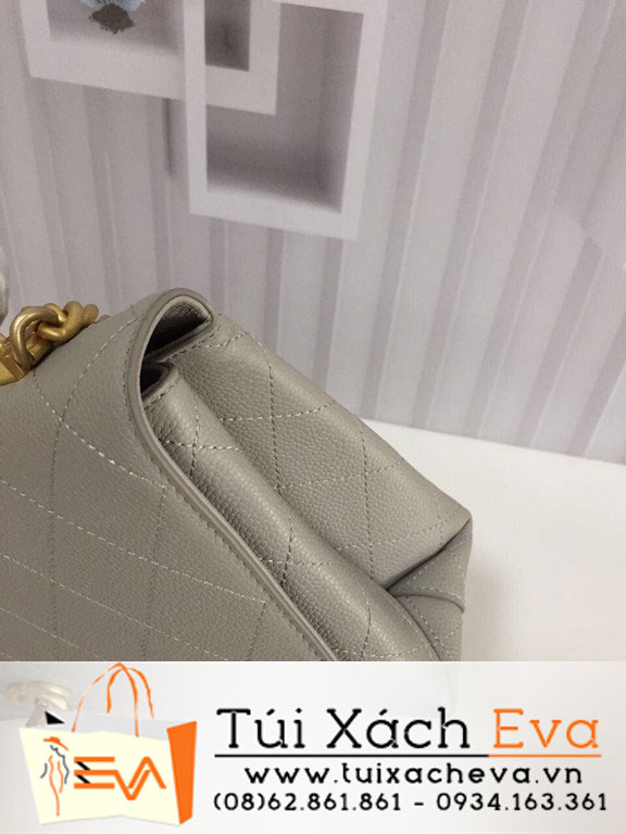 Túi Xách Chanel Flap Bag Siêu Cấp Màu Xám AS0305