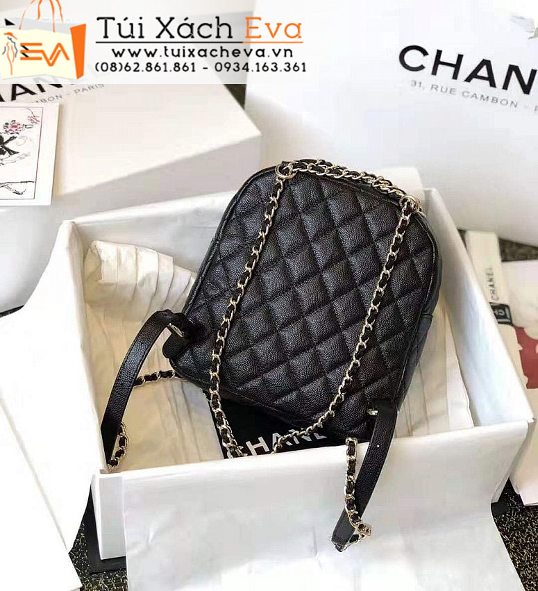 Balo Chanel Backpack Mini Bag Siêu Cấp Màu Đen Đẹp M27500.