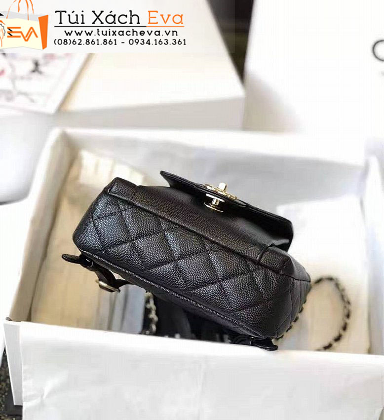 Balo Chanel Backpack Mini Bag Siêu Cấp Màu Đen Đẹp M27500.