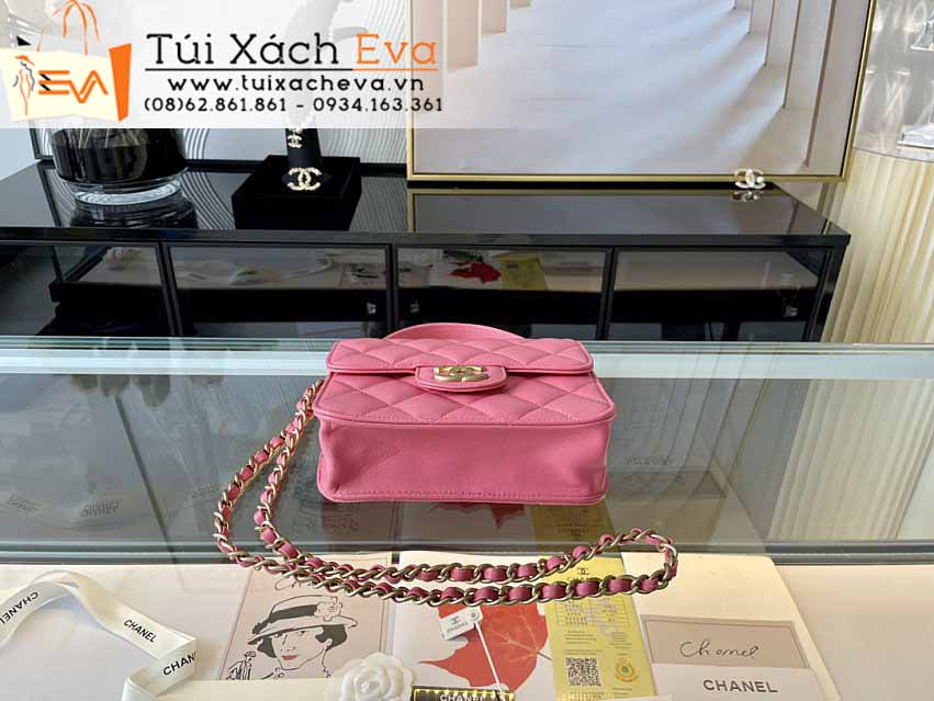 Túi Xách Chanel Bag Siêu Cấp Màu Hồng Đẹp M8817.