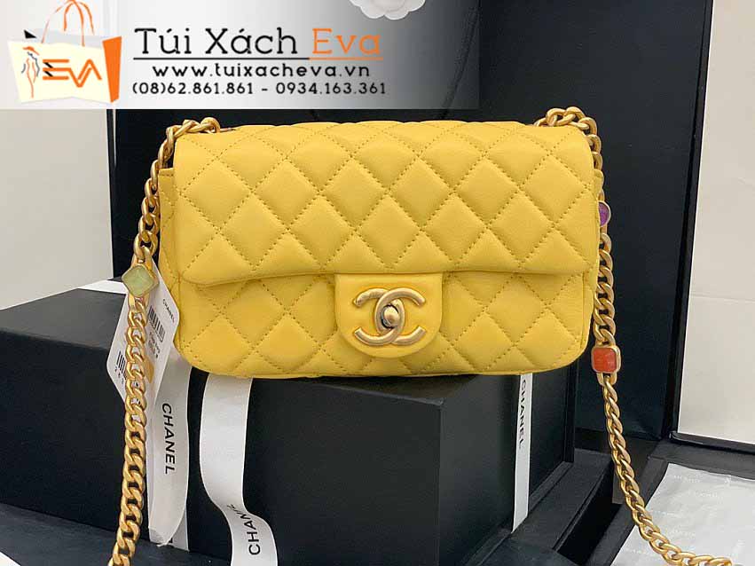 Túi Xách Chanel Bag Siêu Cấp Màu Vàng Đẹp M2380.
