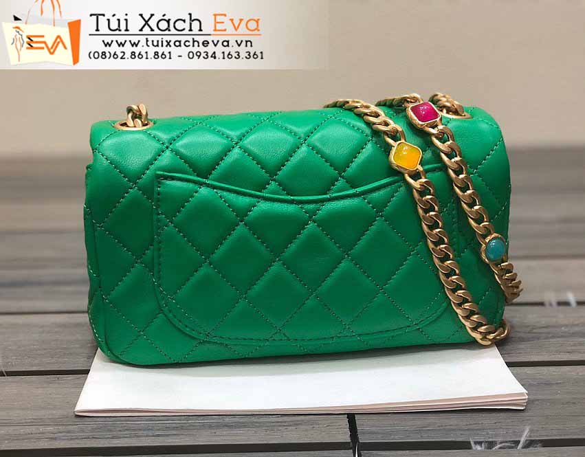 Túi Xách Chanel Bag Siêu Cấp Màu Xanh Đẹp M2380.