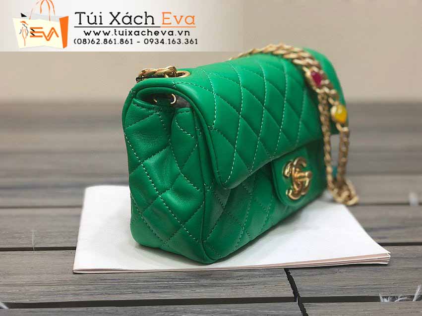 Túi Xách Chanel Bag Siêu Cấp Màu Xanh Đẹp M2380.