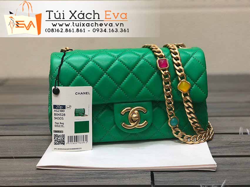 Túi Xách Chanel Bag Siêu Cấp Màu Xanh Đẹp M2380.