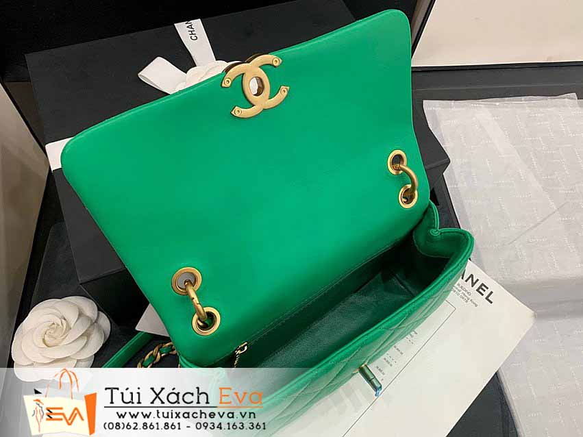 Túi Xách Chanel Bag Siêu Cấp Màu Xanh Đẹp M2388.