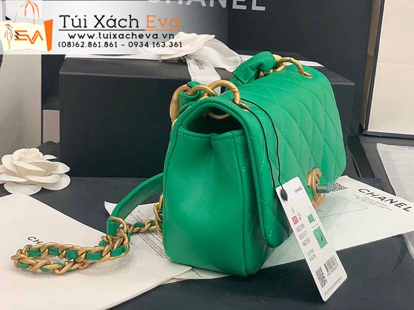 Túi Xách Chanel Bag Siêu Cấp Màu Xanh Đẹp M2388.