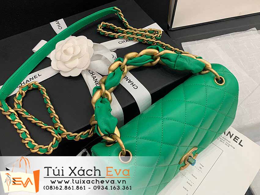 Túi Xách Chanel Bag Siêu Cấp Màu Xanh Đẹp M2388.
