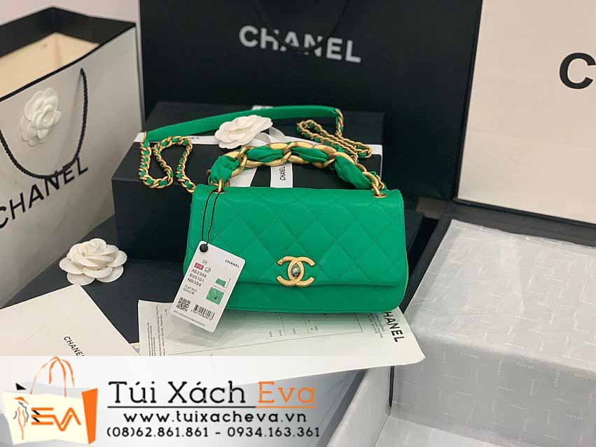 Túi Xách Chanel Bag Siêu Cấp Màu Xanh Đẹp M2388.