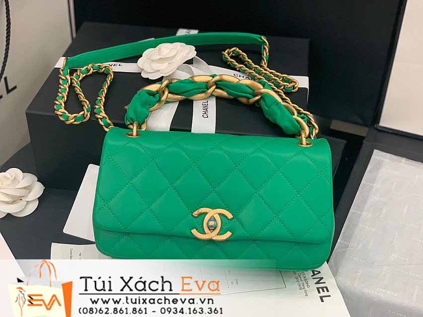 Túi Xách Chanel Bag Siêu Cấp Màu Xanh Đẹp M2388.
