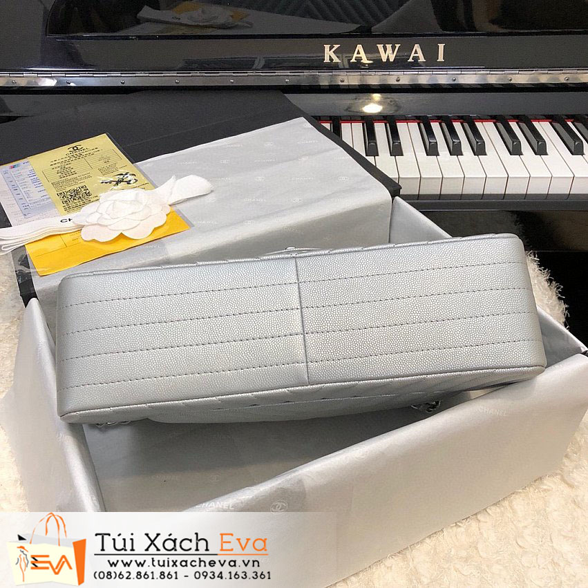 Túi Xách Chanel Bag Siêu Cấp Màu Xám Đẹp M1113.