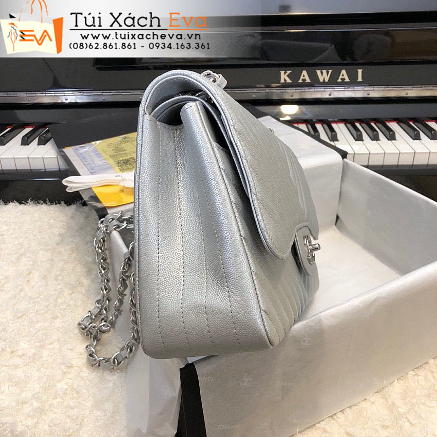 Túi Xách Chanel Bag Siêu Cấp Màu Xám Đẹp M1113.