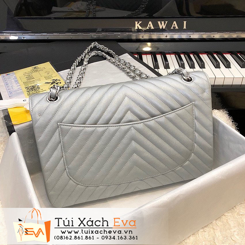 Túi Xách Chanel Bag Siêu Cấp Màu Xám Đẹp M1113.